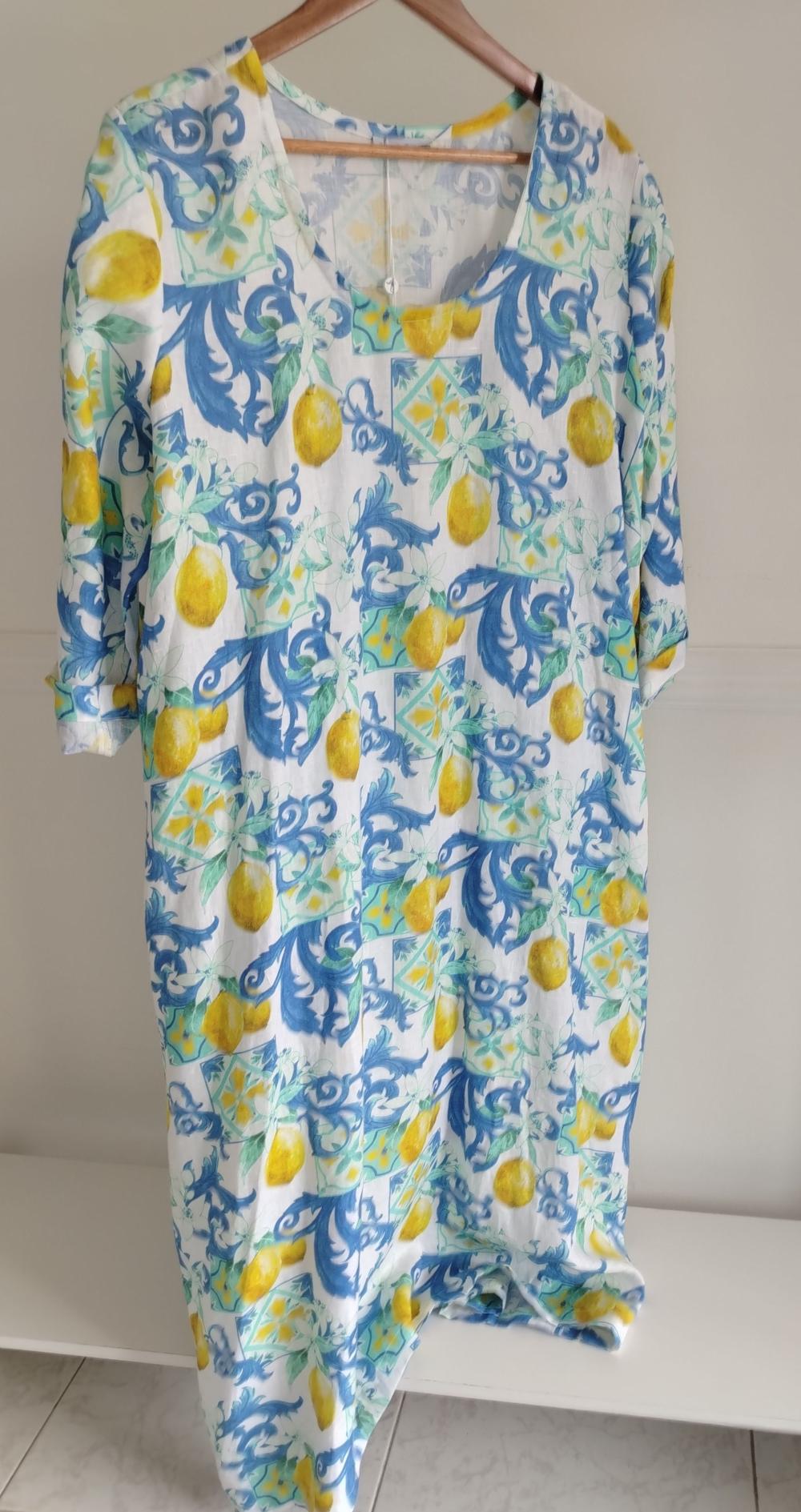 Caftan  en lino puro 100%