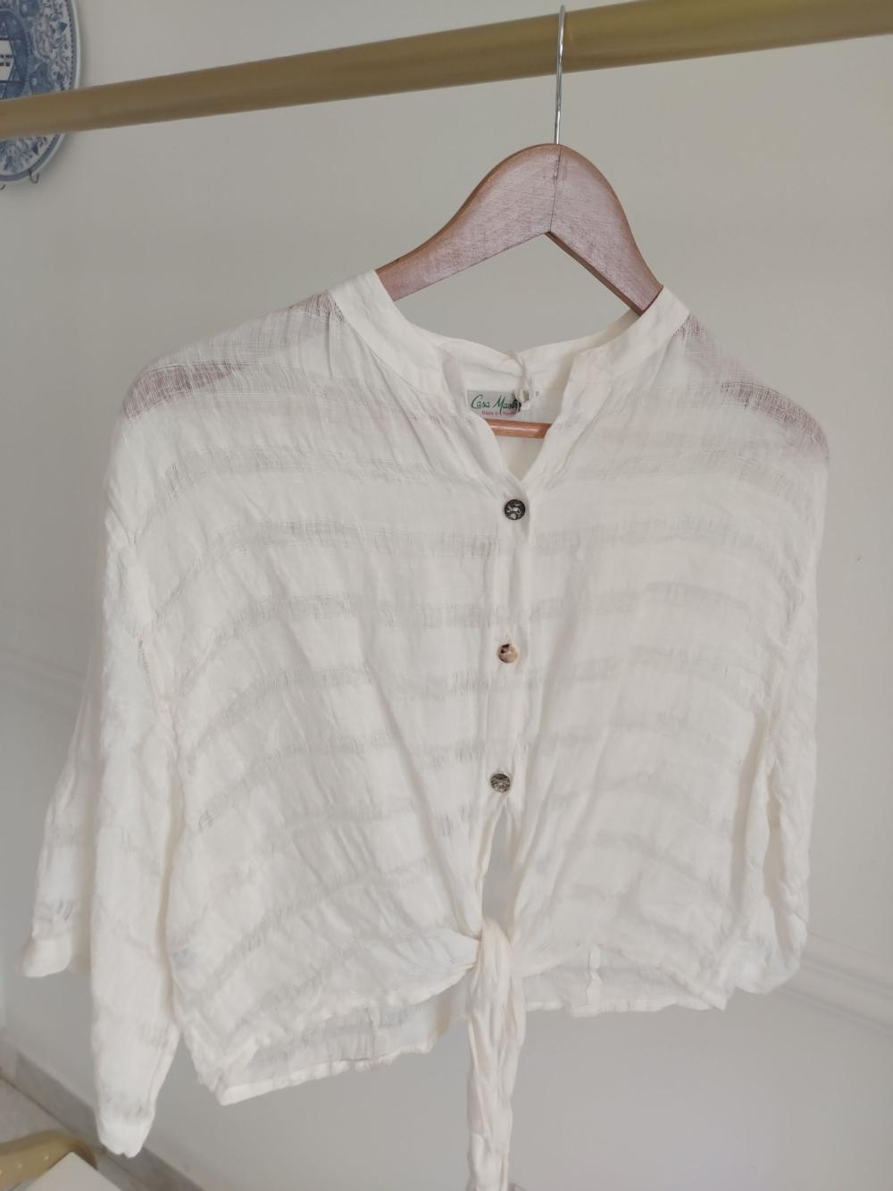 Camisa top blanco. 