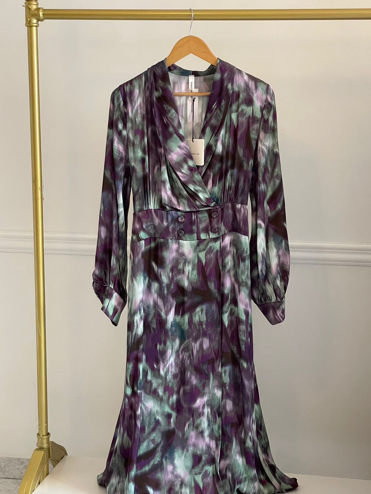 Vestido traje midi