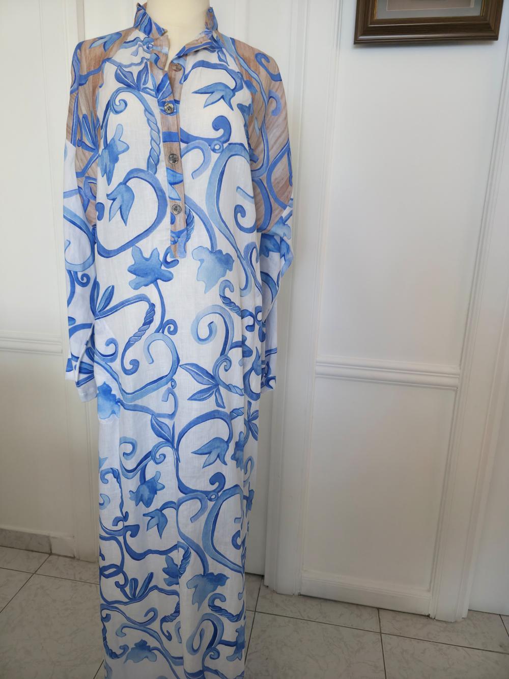 Kaftan in Lino