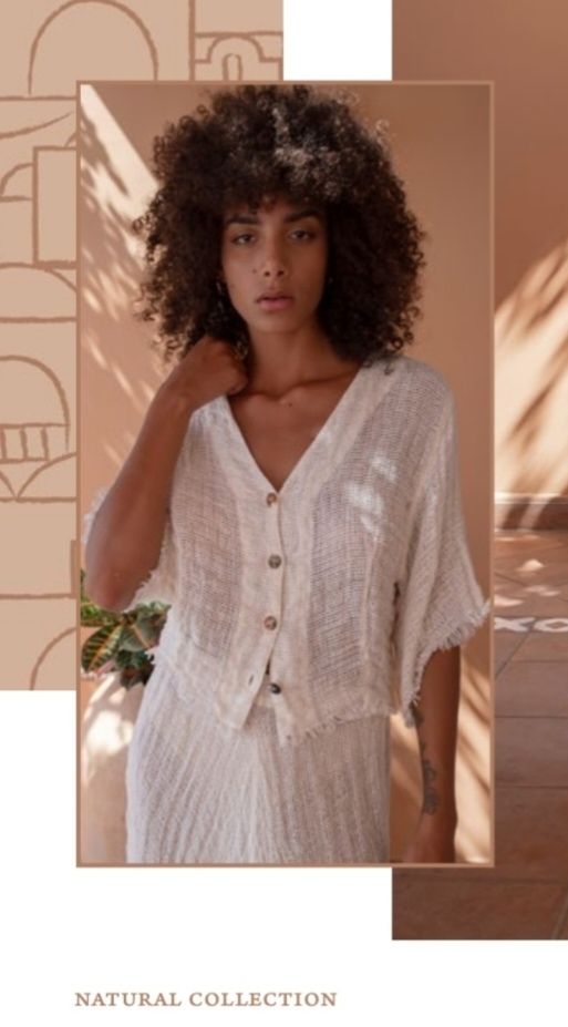 Camicie Sofie in Raw linen