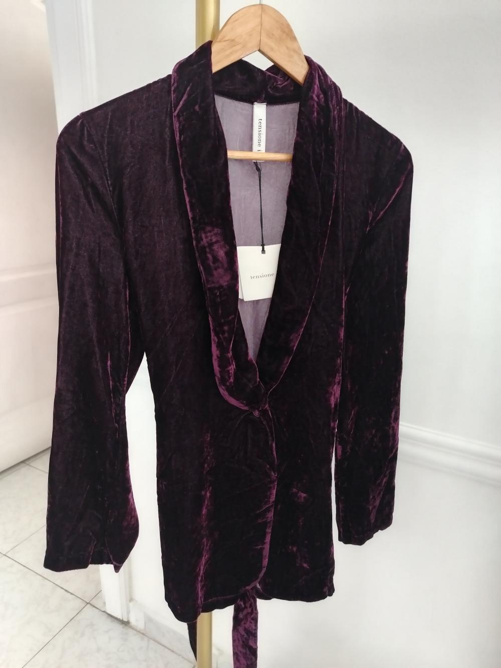 Blazer en gamuza