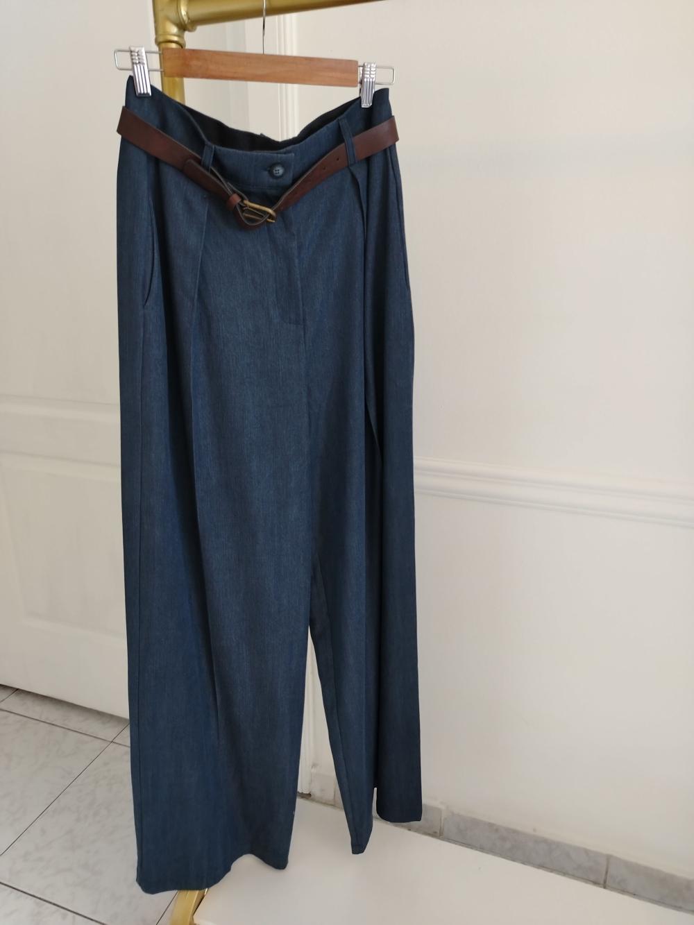 Pantalon Jeans Palazzo