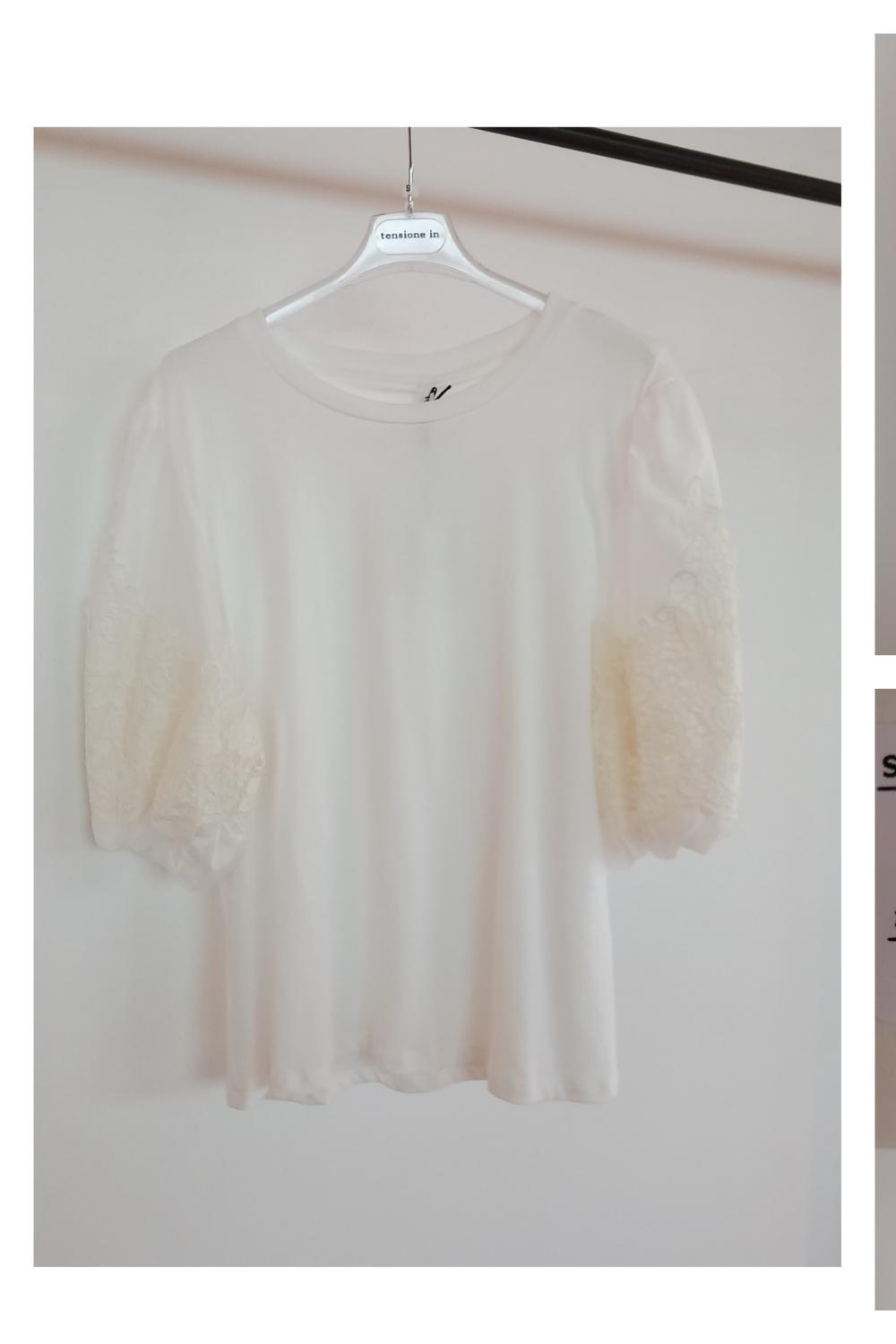 Sweter blanco