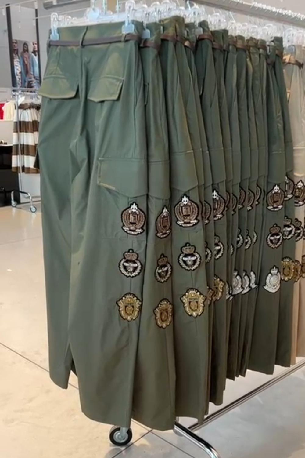 Pantalon verde militar