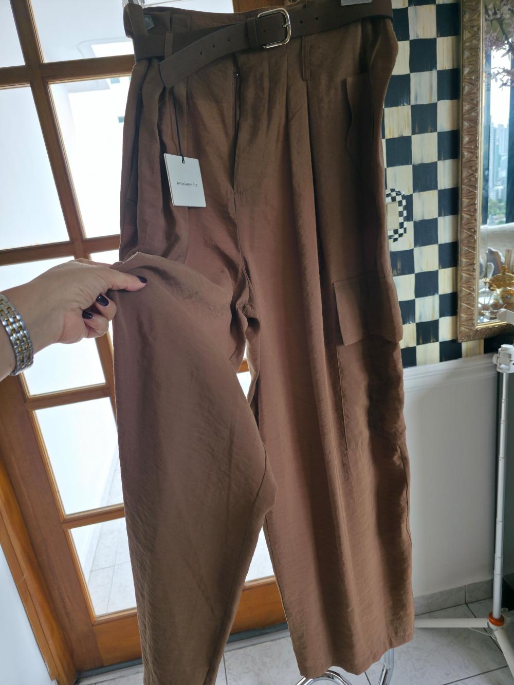 Pantalon candido tabacco
