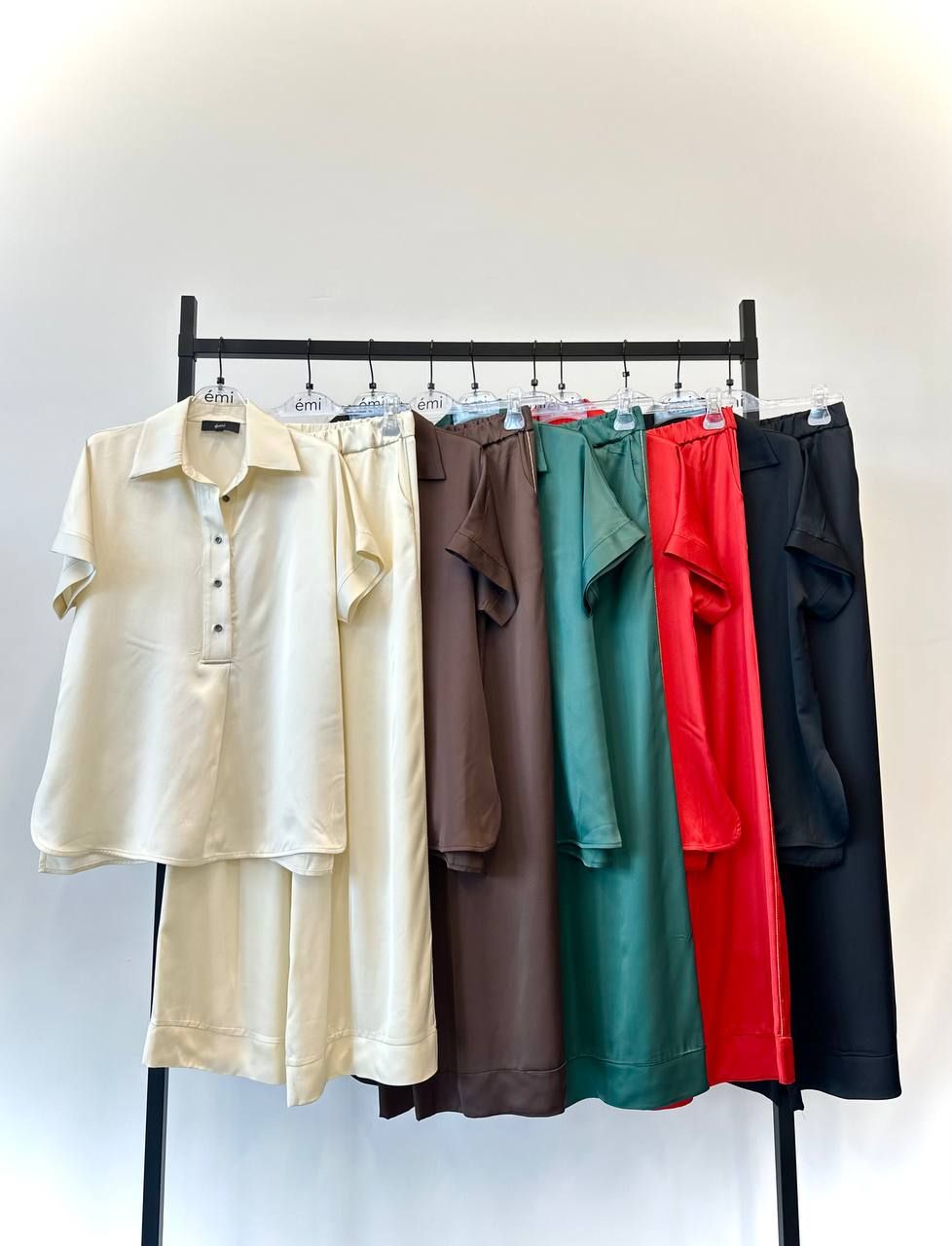 Set de pantalon y camisa manga corta