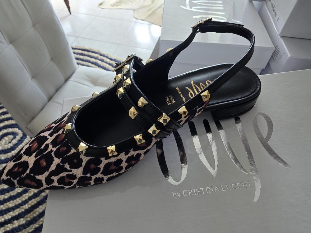 Zapatos Print Animal flat