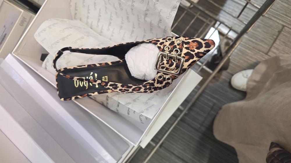 Zapato print animal tacon