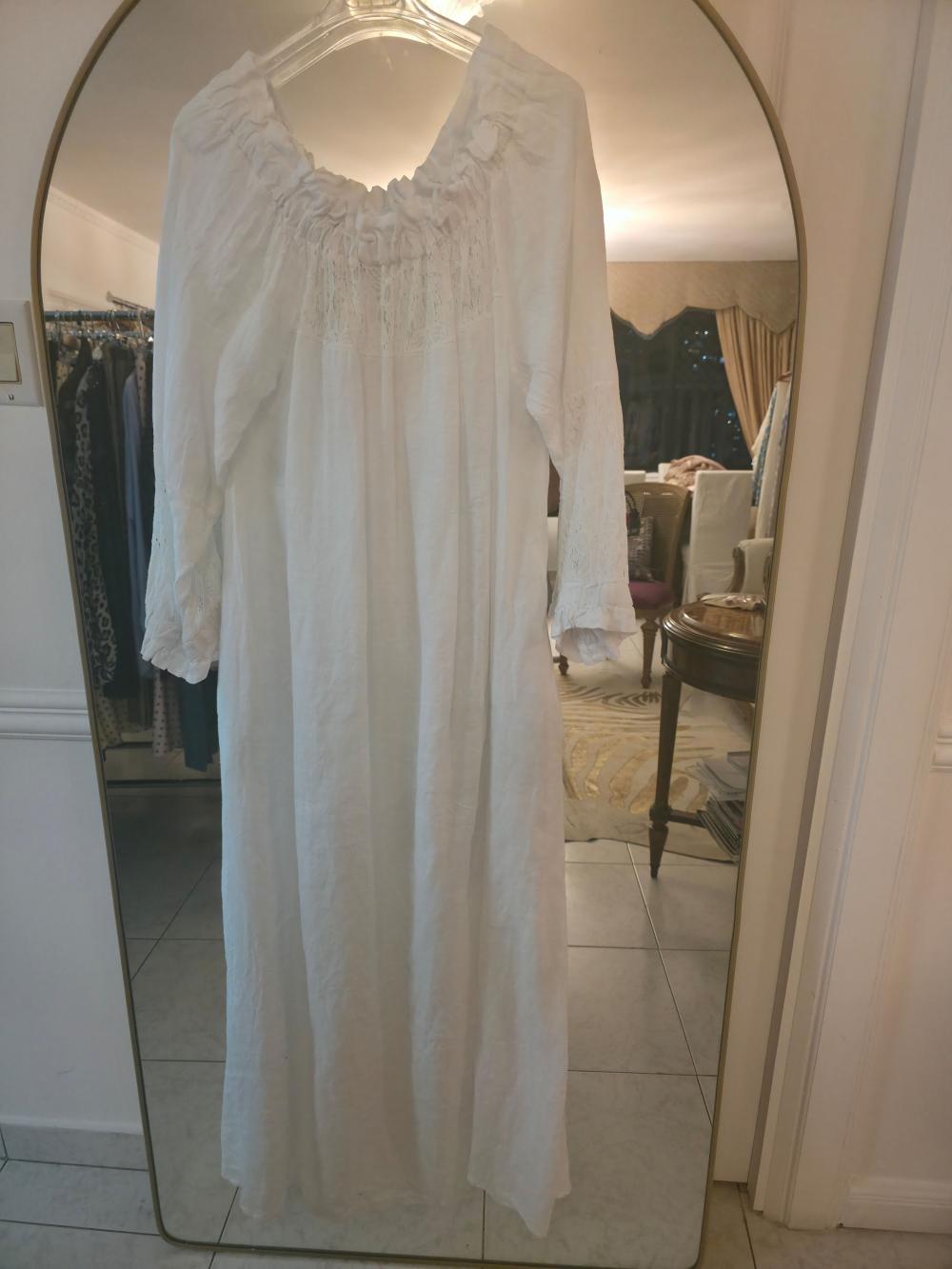 Caftan blanco