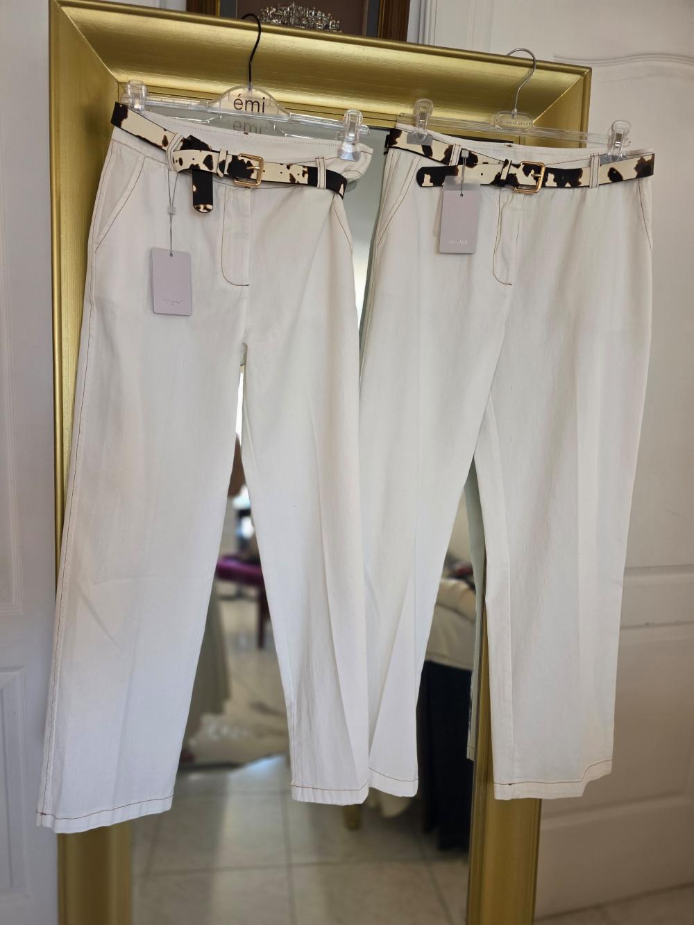 Pantalon Jeans Blanco
