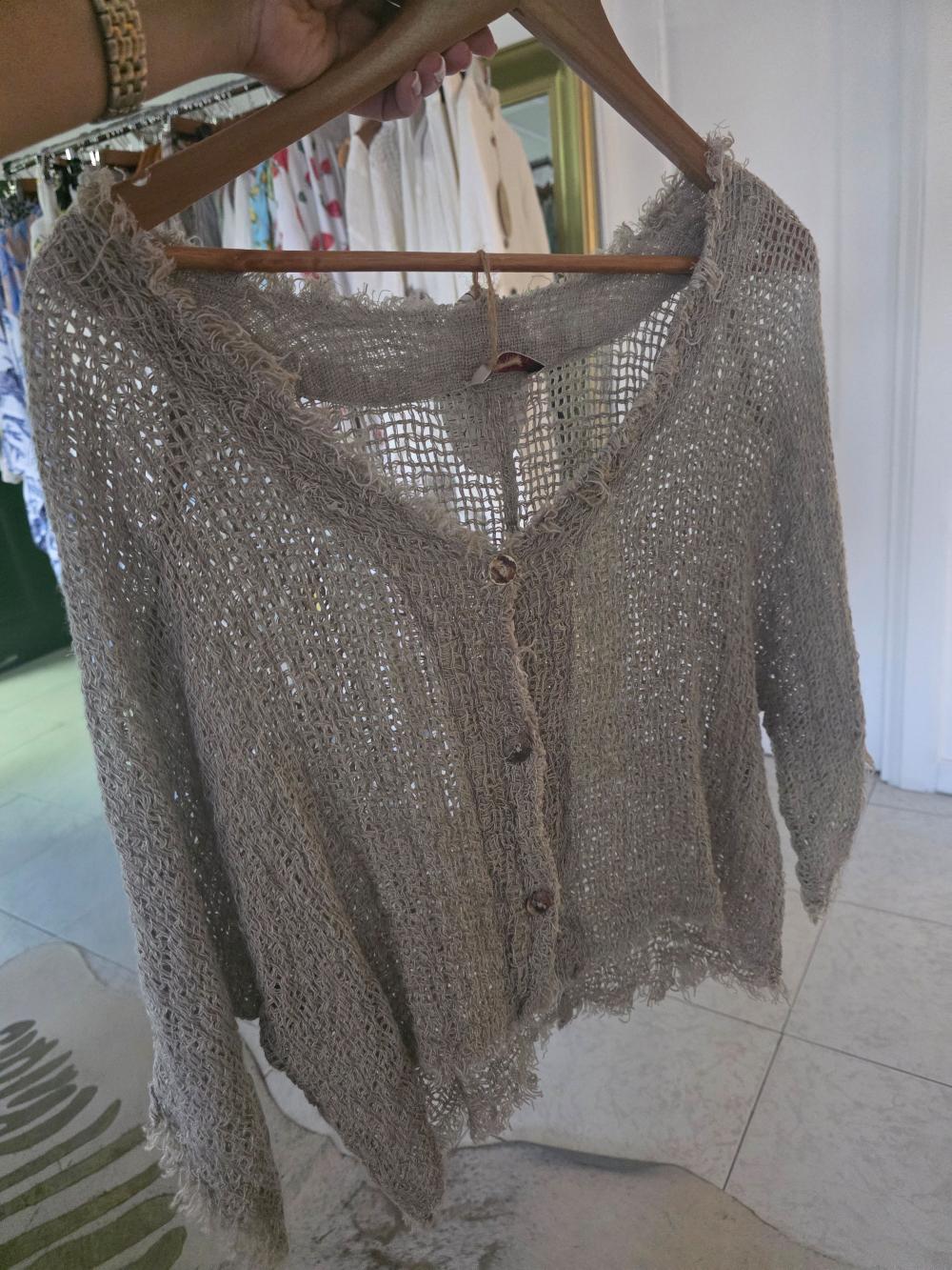Camisa en Lino crudo