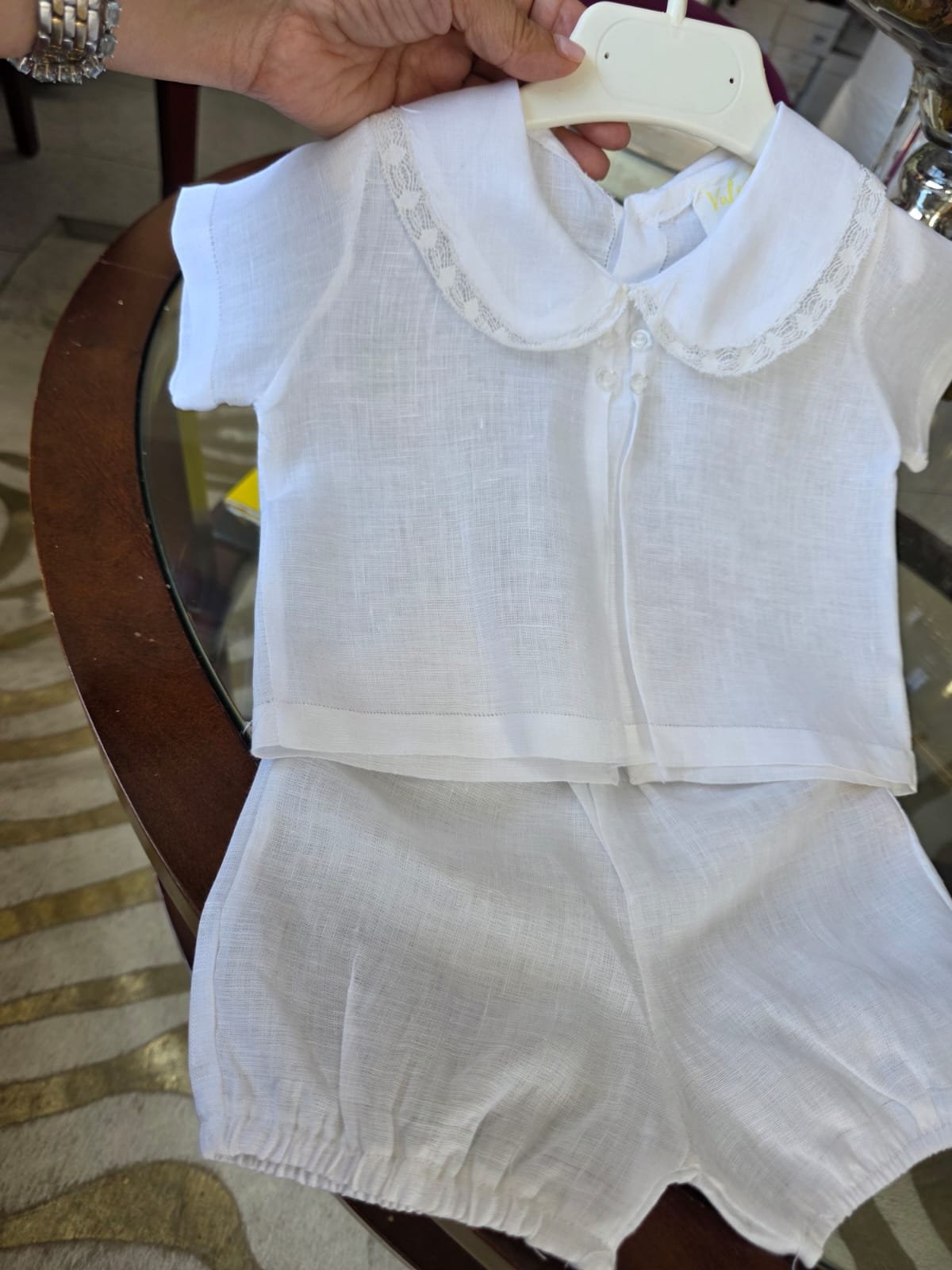 Set de pantalon y camisita en lino