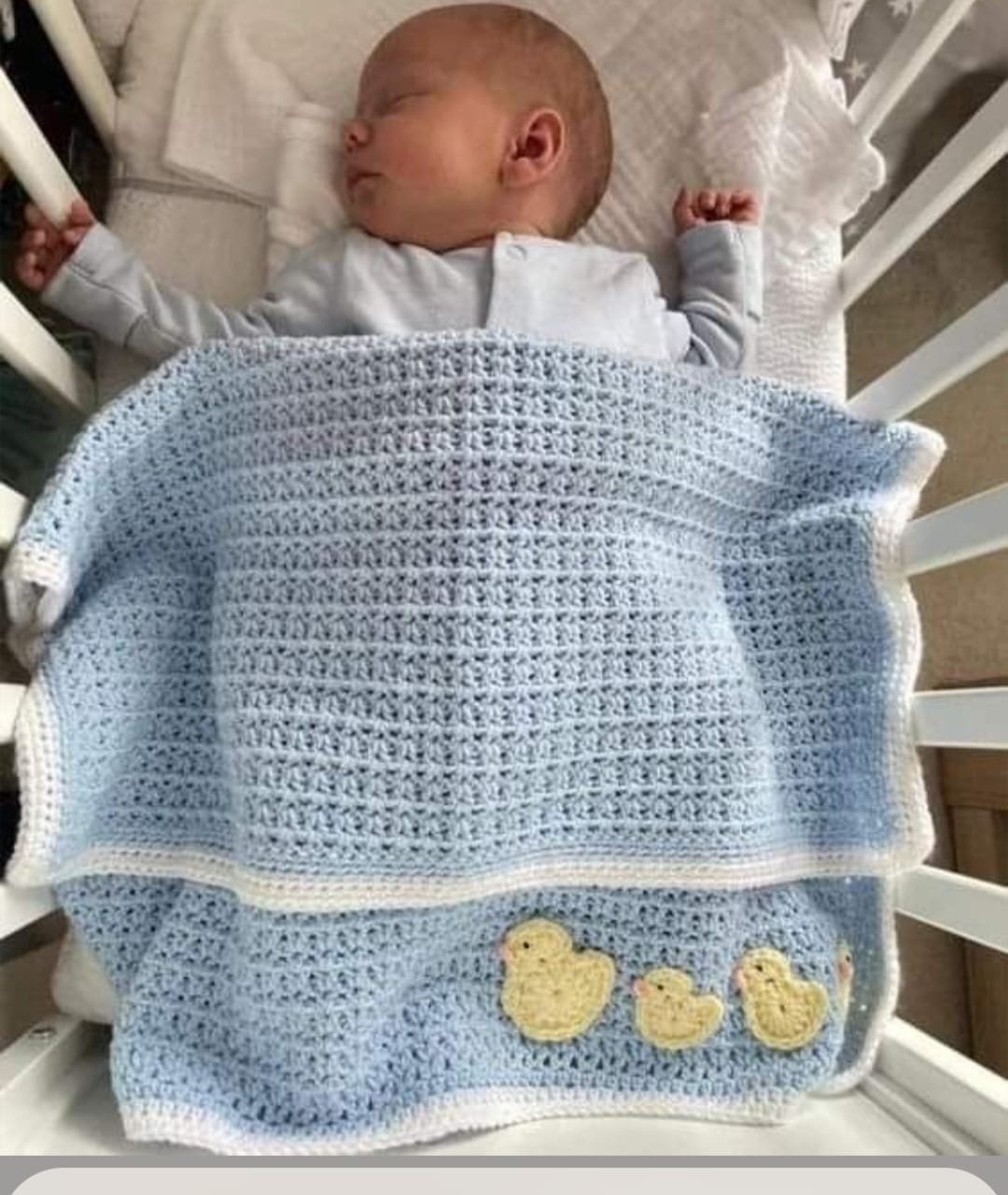 Mantita en crochet