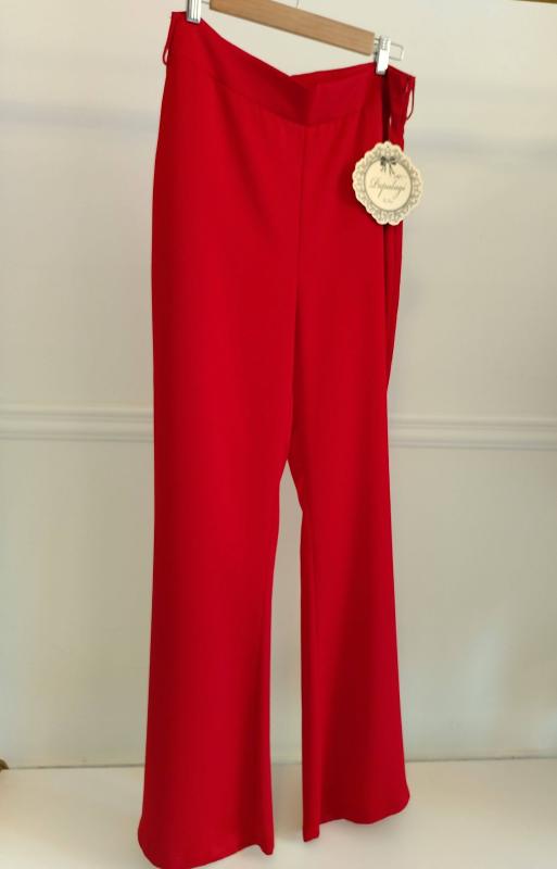 Pantalon rojo de vestir