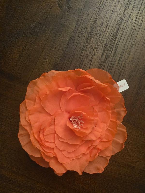 Flor naranja peach