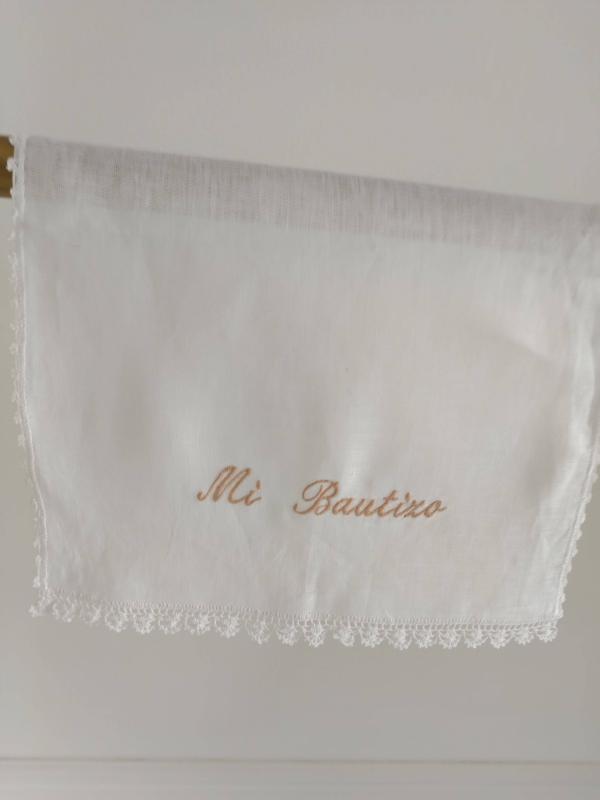 Paño para bautizo