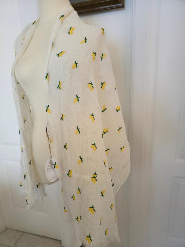 Chal print limones
