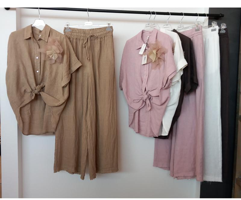 Set de pantalon y blusa.
